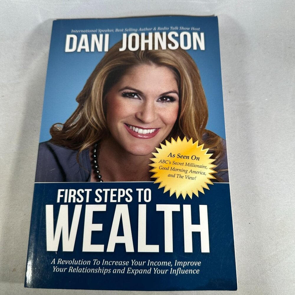 First Steps To Wealth By Dani Johnson Income Growth Strategies Paperback Book